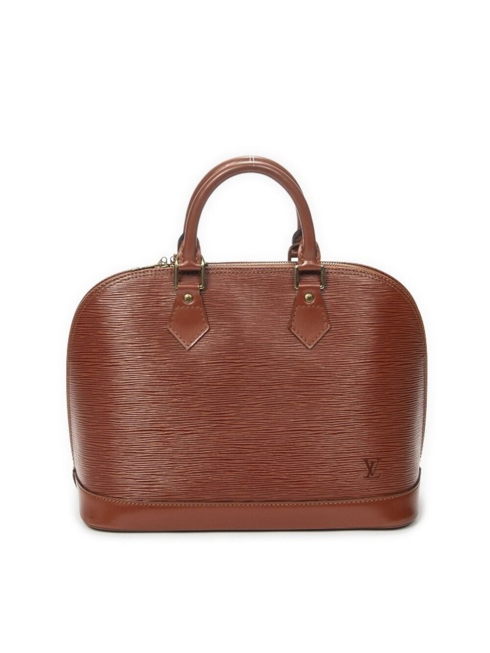 Louis Vuitton Alma Brown Epi Handbag